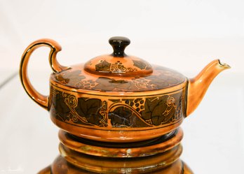 Frank Brangwyn Royal Doulton Glazed Harvest Tea Pot