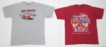 American Muscle Bad Boys And NHRA Drag Racing Graphic T-shirts
