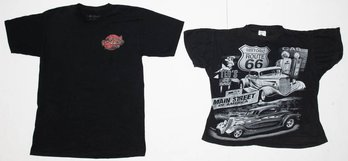 1997 Springhill Route 66 And Edelbrock Racing Graphic T-shirts Size Large