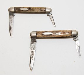 Vintage Pocket Knives Possibly Case
