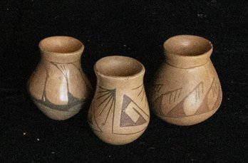 Mata Ortiz Miniatre Pottery Vessels