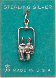 Ski Chair Lift Sterling Silver Charm