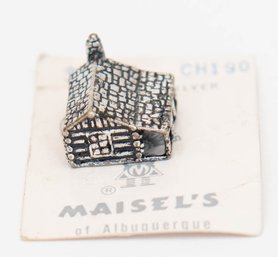 Maisel's Sterling Silver Log Cabin Charm