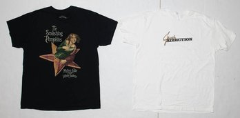 Jane's Addiction And The Smashing Pumpkins Graphic Band T-shirts