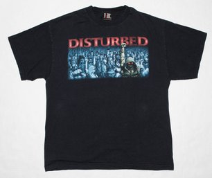 Disturbed Rock Band Graphic T-shirt Size Large