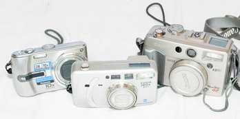 Panasonic And Canon Digital Cameras