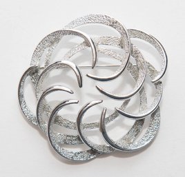 Sarah Covington Silvertone Brooch