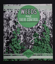 Weeds And Their Control Booklet Compliments Of John Deere