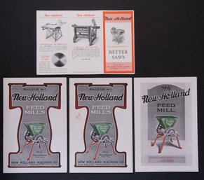 Early 1900s New Holland Feed Mill Advertising Brochures And Better Saws Brochure