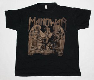 2011 ManOwar Battle Hymns Tour Graphic T-shirt Size XXL