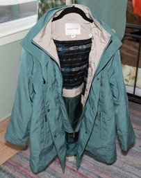 Womens Coldwater Creek Teal Size XL Multi System Jacket