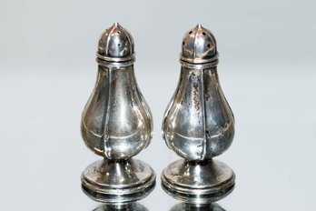 3.25' Sterling Salt And Pepper Shakers 46.94g