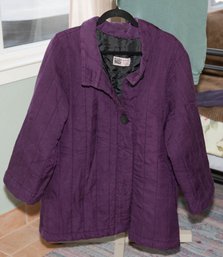 Womens Habitat Clothes To Live In Purple Travel Jacket