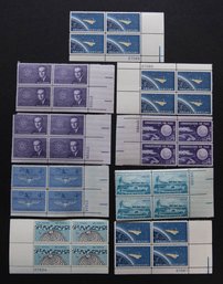 Arctic Explorations, Naval Aviation's, Project Mercury, The Sciences 4 Cent Stamps