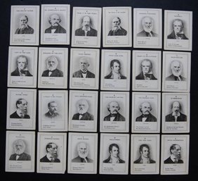 Vintage Trading Cards Of Literature Writers