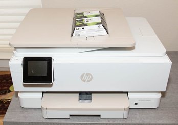 HP Envy Printer With Brand New Black And Color 64 XL Cartridges