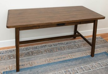 Pottery Barn Mateo Rustic Writing Desk With Drawer Salvaged Black  ( In The Garage For Easy Pick Up)