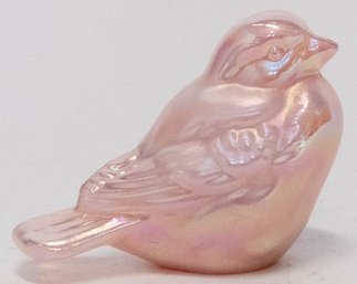 Fenton Pink Iridescent Songbird