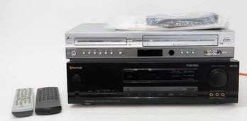 Sherwood Audio/Video Receiver And 2004 Zenith DVD/VCR Player