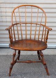 18th Century American Colonial Windsor Chair Signed MRL