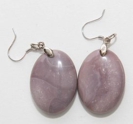 Possibly Lavender Jasper Drop Earrings