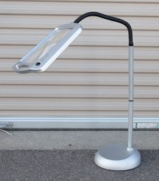 Lighted Magnifier Floor Lamp