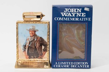 John Wayne Commemorative Limited Edition Ceramic Decanter