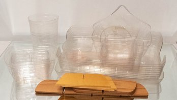 Lot Of Longaberger Plastic Basket Protectors