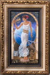 Peter Nixon ' URANIA' Giclee On Canvas Embellished Numbered