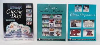 Fenton Glass Cats And Dogs, Glass Animals & Figurines And Glass Elephants Softcover Books