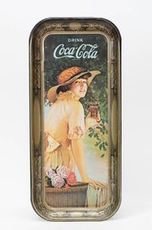 1970s Coca-Cola Elaine Metal Advertising Tray