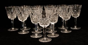Waterford Crystal Lismore Wine Glasses (13)
