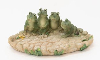 Lazy Frogs Resin Garden Decor