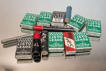 Vintage Scripto And Listo Leads