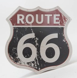 Metal Route 66 Sign