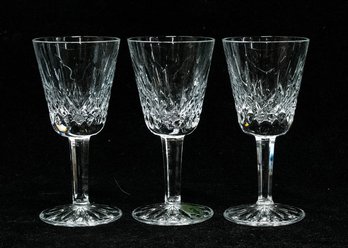 Waterford Crystal Lismore White Wine Glasses (3)