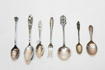 Assortment Of Sterling Silver Spoons 90g