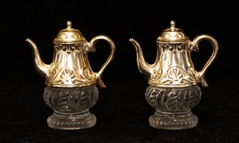 Victorian Teapot Salt And Pepper Shakers