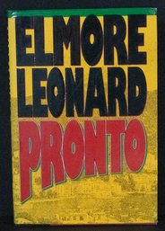 1993 Signed ' Pronto' By Elmore Leonard Hardcover Book