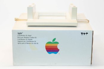 1985 Apple ColorMonitor IIc Stand In Original Box