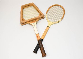 Vintage Wilson And Wright & Ditson Tennis Rackets