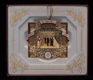2007 The Wedding At The White House 'the Mothers Kiss' Ornament