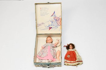 Vintage Little Bo Peep And Nancy Ann Dolls