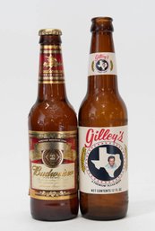1998 Limited Edition Budweiser And Gilley's Beer Bottles