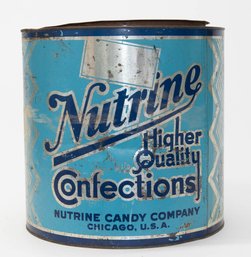 1952 Nutrient Candy Company Confections Tin Chicago. IL