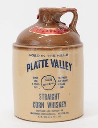 McCormick Platte Valley Straight Corn Whiskey Jug (empty)