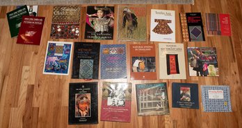 Extra Large Lot Of Textile Reference Books