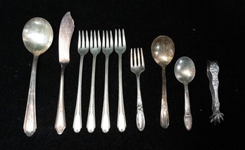 Cavalier , Plymouth, Rogers And Assorted Silver Plate Pieces