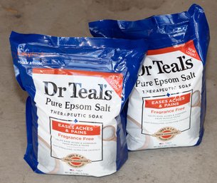 Dr Teals Pure Epsom Salt Two Full Bags