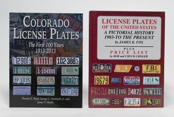 Colorado License Plates Books